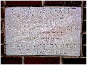 Dedication Stone